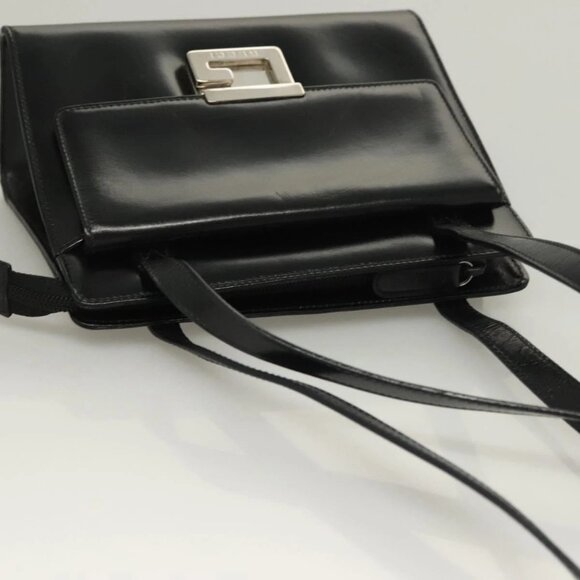 GUCCI Shoulder Bag Leather Black Silver 007 2023 - Picture 6 of 16